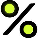 знак %